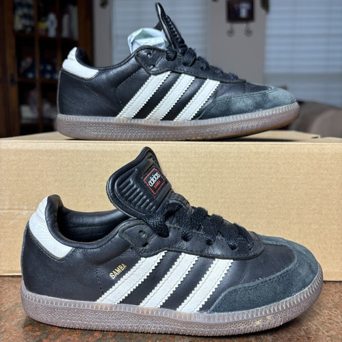 Adidas Samba Classic Shoes Kids Size 13 Black Gum Casual Athletic Gym Sneakers