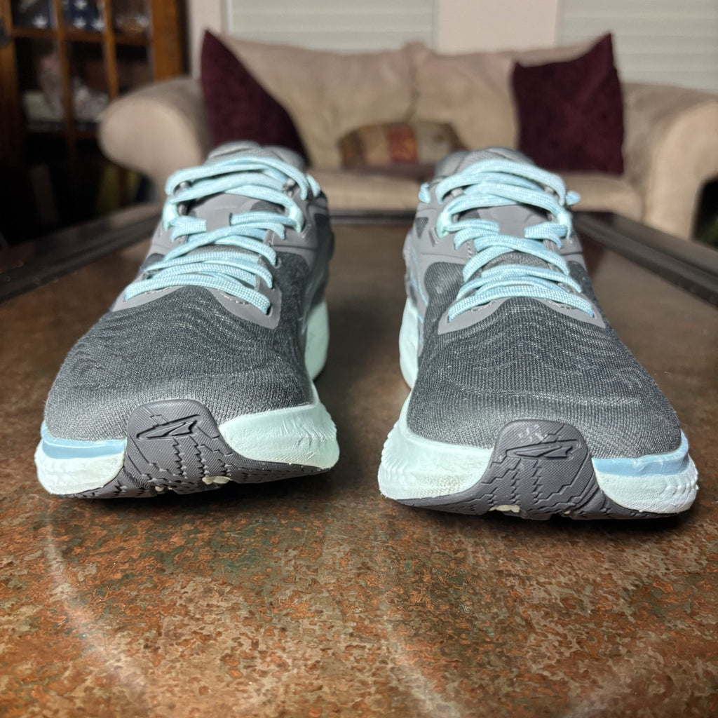 Altra Torin 7 Women's Size 8 Grey Teal Road Running Athletic Gym Shoes Sneakers