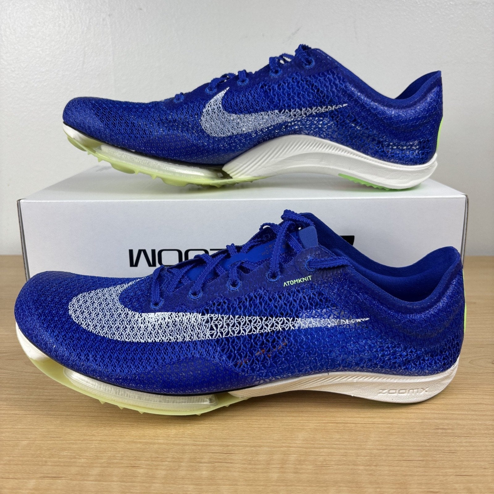 Nike Air Zoom Victory Track & Field Distance Spikes Mens Size 11 Blue Running