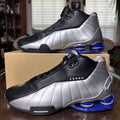 Nike Shox BB4 2019 OG Vince Carter Sneakers Men's 9 Silver Black Blue Basketball