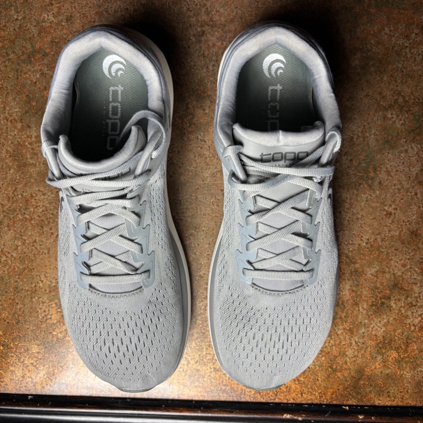 Topo Phantom 3 Shoes Men's Size 12 Grey Road Running Athletic Sneakers 5mm Drop