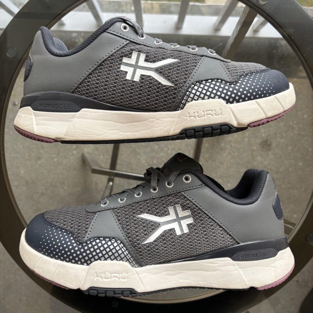 KURU Quantum 2.0 Shoes Women's Size 9.5 Gray Comfort Walking Support Sneakers
