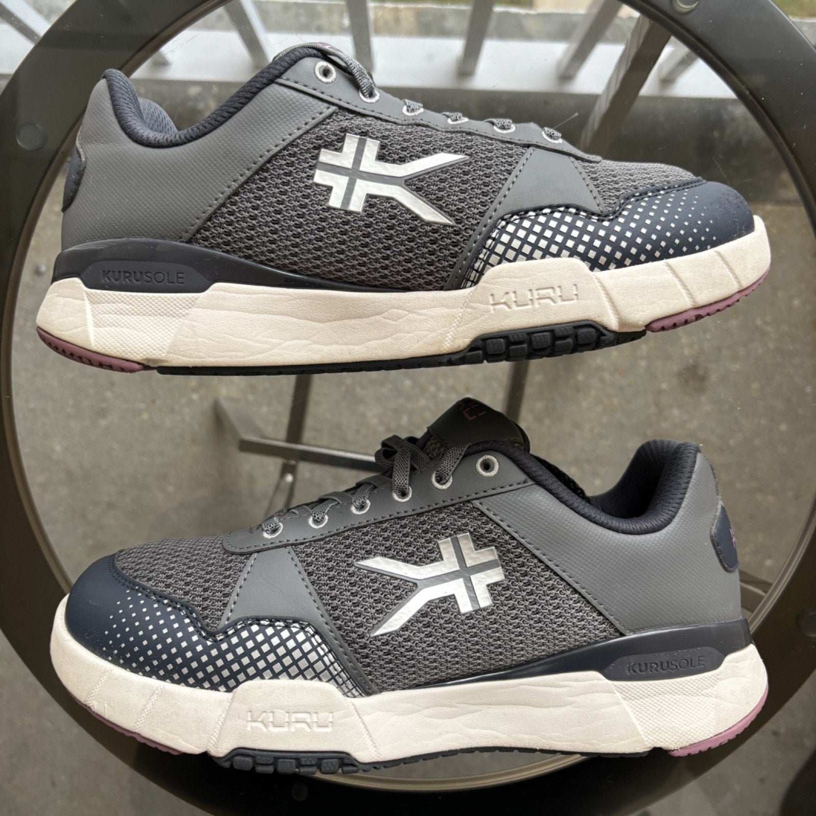 KURU Quantum 2.0 Shoes Women's Size 9.5 Gray Comfort Walking Support Sneakers
