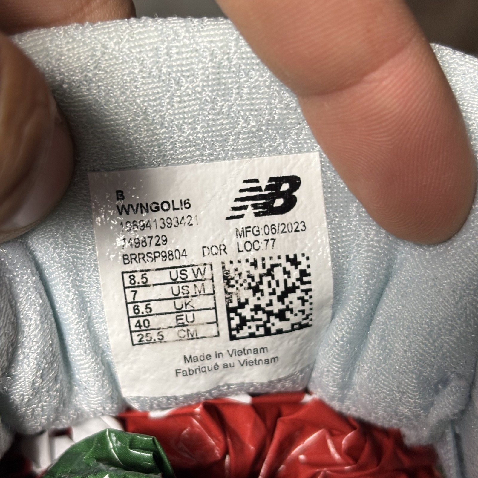 New Balance Fresh Foam X Vongo V6 Shoes Women's 8.5 Blue Athletic Road Running