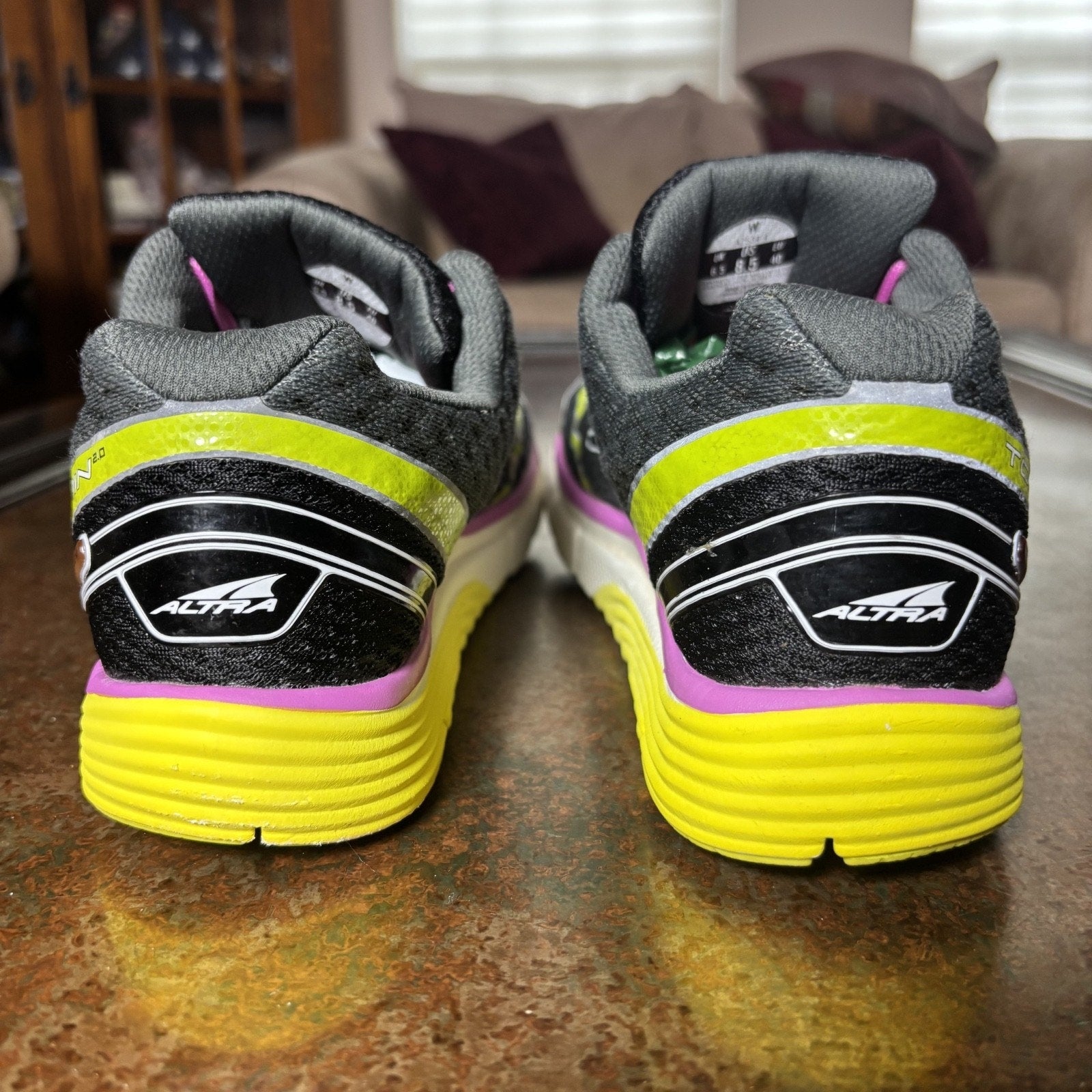 Altra Torin 2.0 Shoes Women's Size 8.5 Grey Running Zero Drop Athletic Sneakers