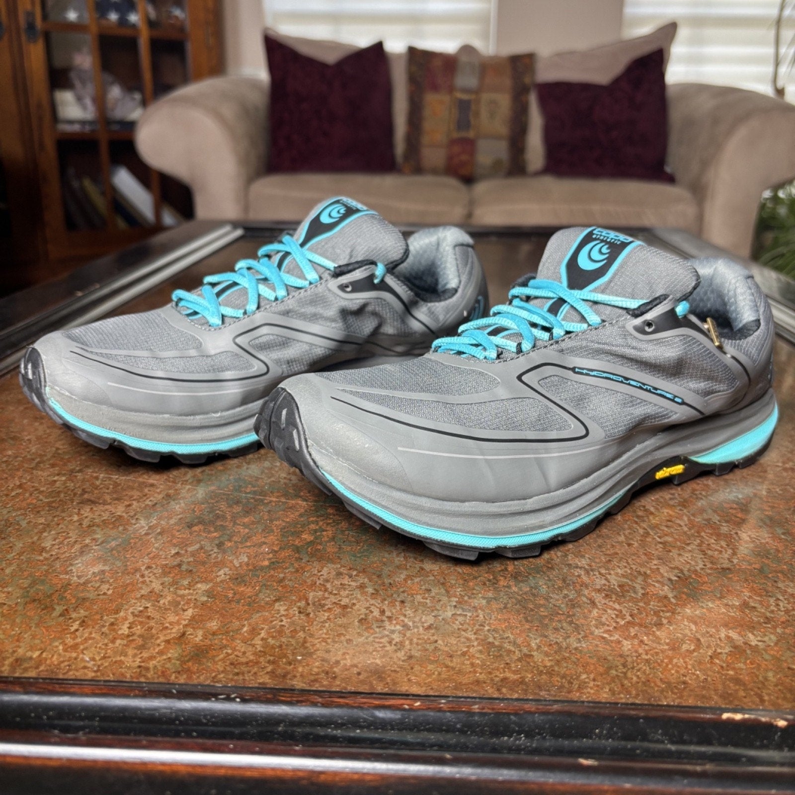 Topo Athletic Hydroventure 2 Shoes Women's 10.5 Grey Road Running Trail Sneakers