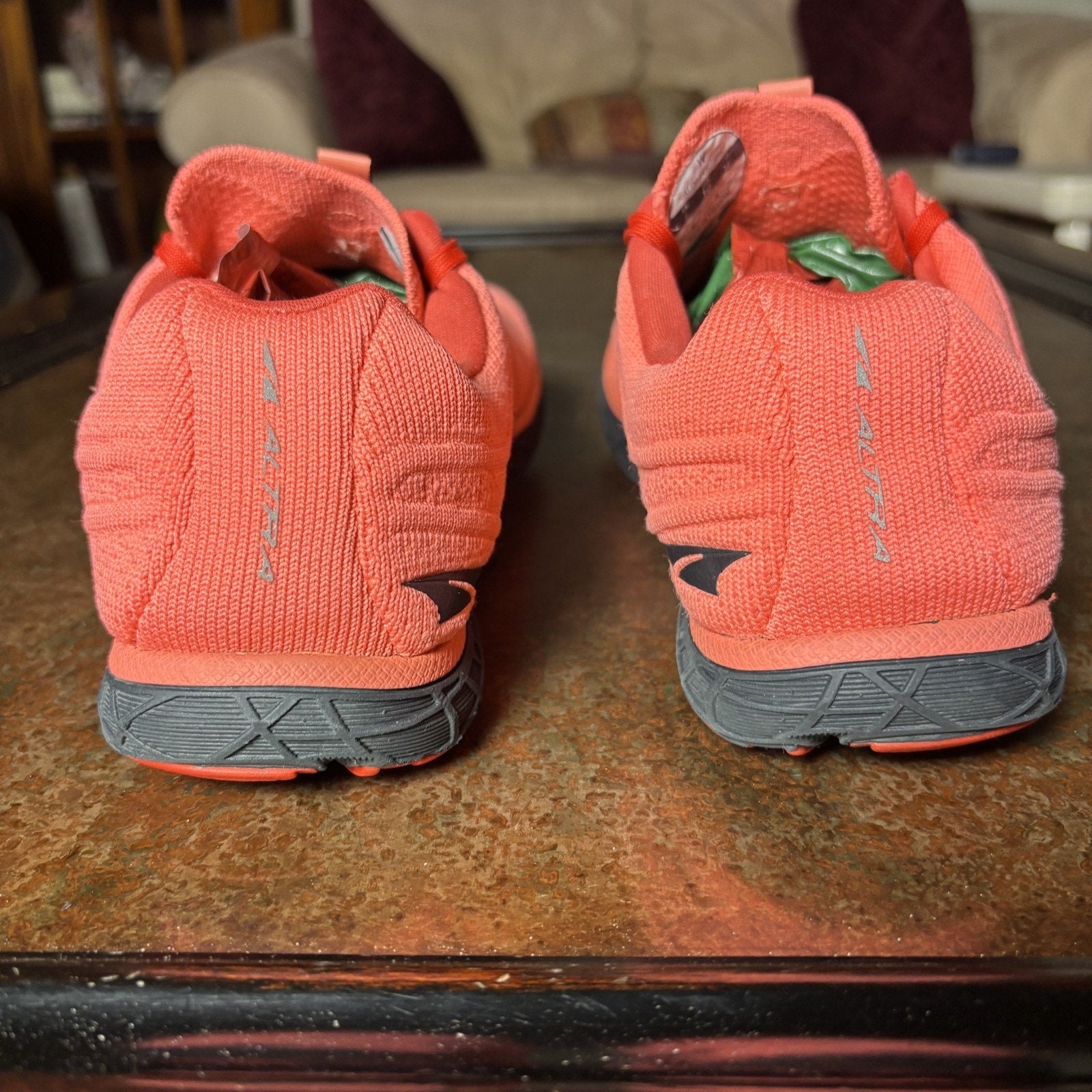 Altra Escalante Women's Size 10 Red Orange Zero Drop Road Running Athletic Shoes