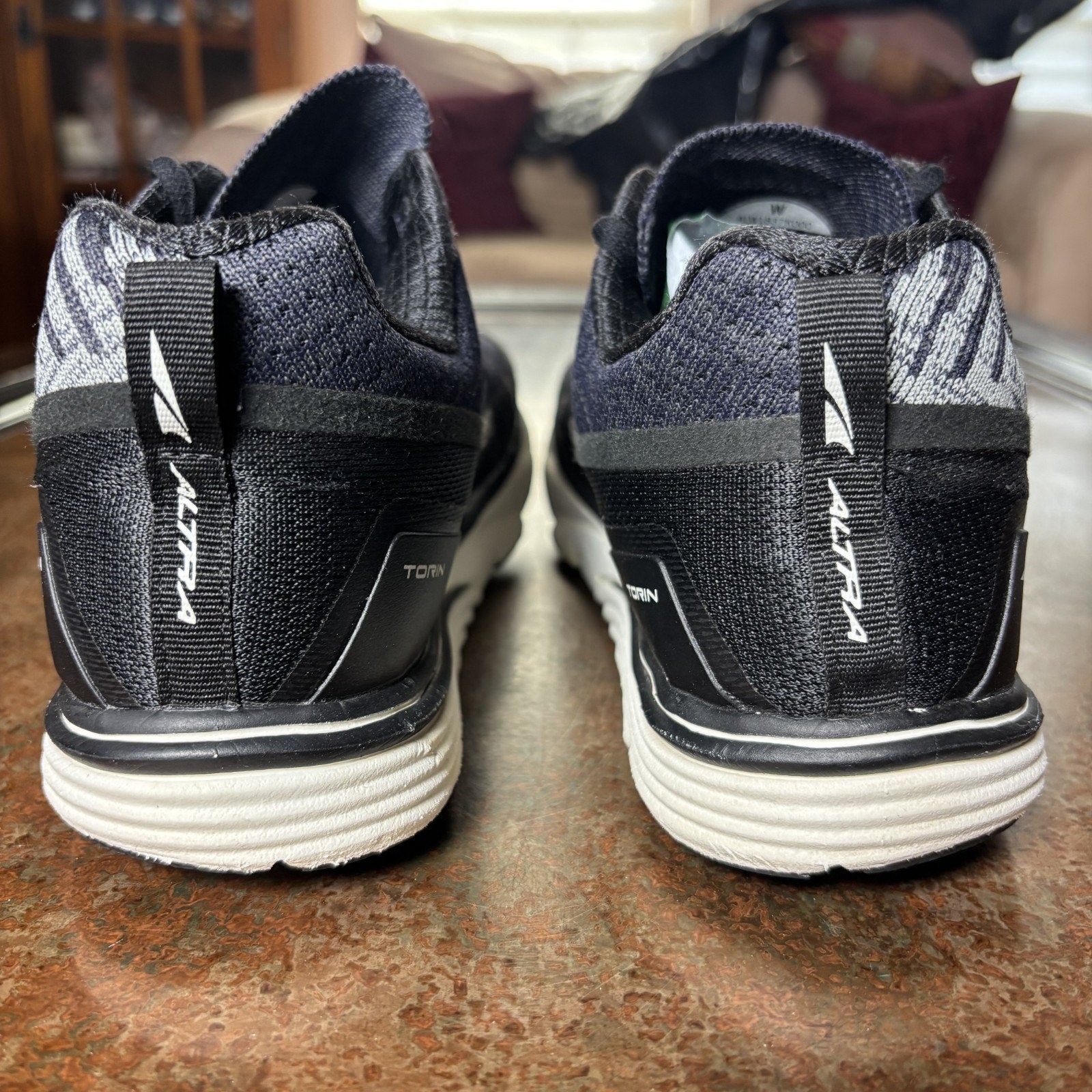 Altra Torin Knit 3.5 Shoes Women's Size 9 Black Grey Athletic Running Zero Drop