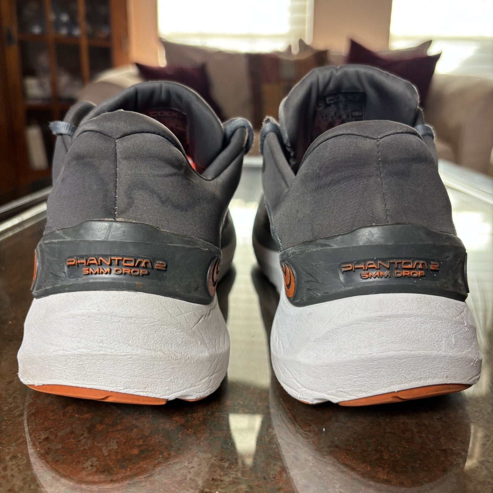 Topo Athletic Phantom 2 Shoes Men's 11.5 Gray Road Running Athletic Gym Sneakers