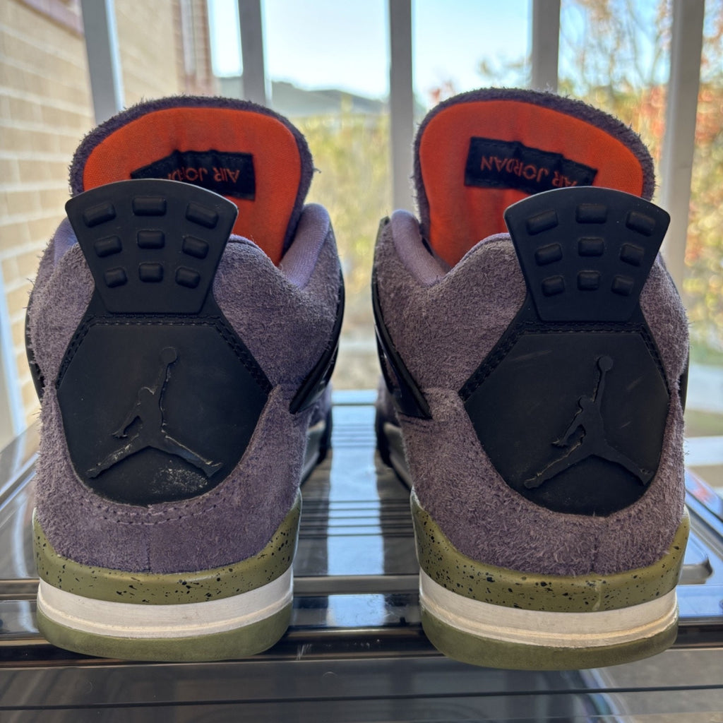 Nike Air Jordan 4 Retro Canyon Purple Shoes Women's 8 Casual Sneakers AQ9129-500
