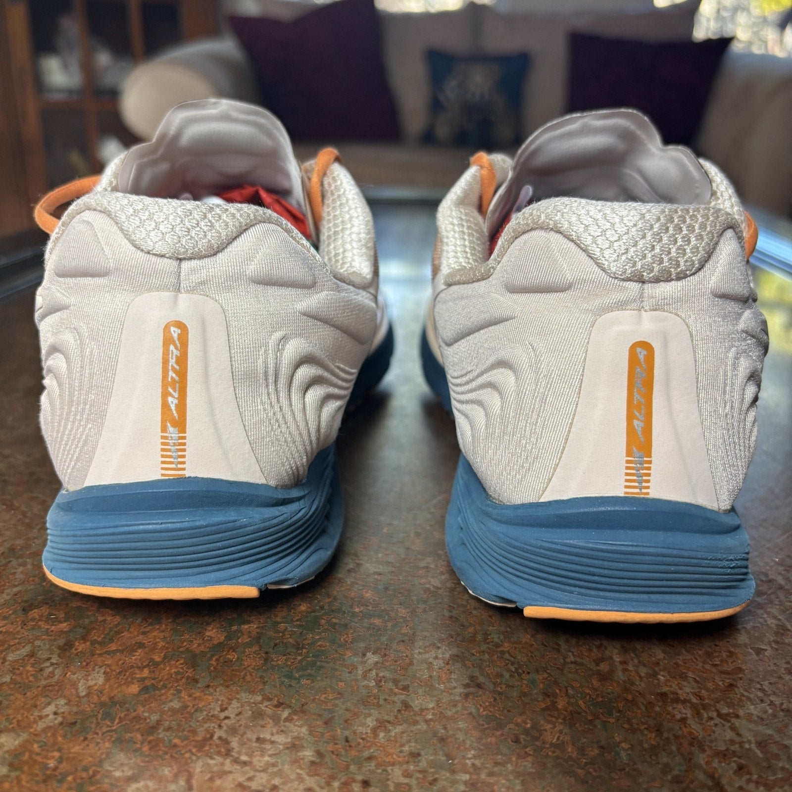 Altra Torin 5 Shoes Women's 10.5 Orange Road Running Zero Drop Athletic Sneakers