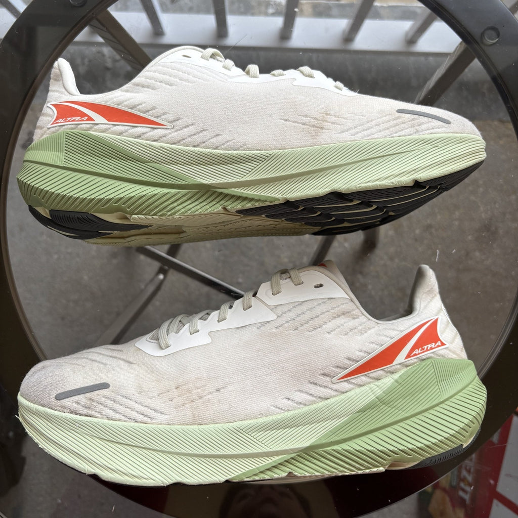 Altra FWD Experience Shoes Mens Size 10 White Green Road Running Jogging Sneaker