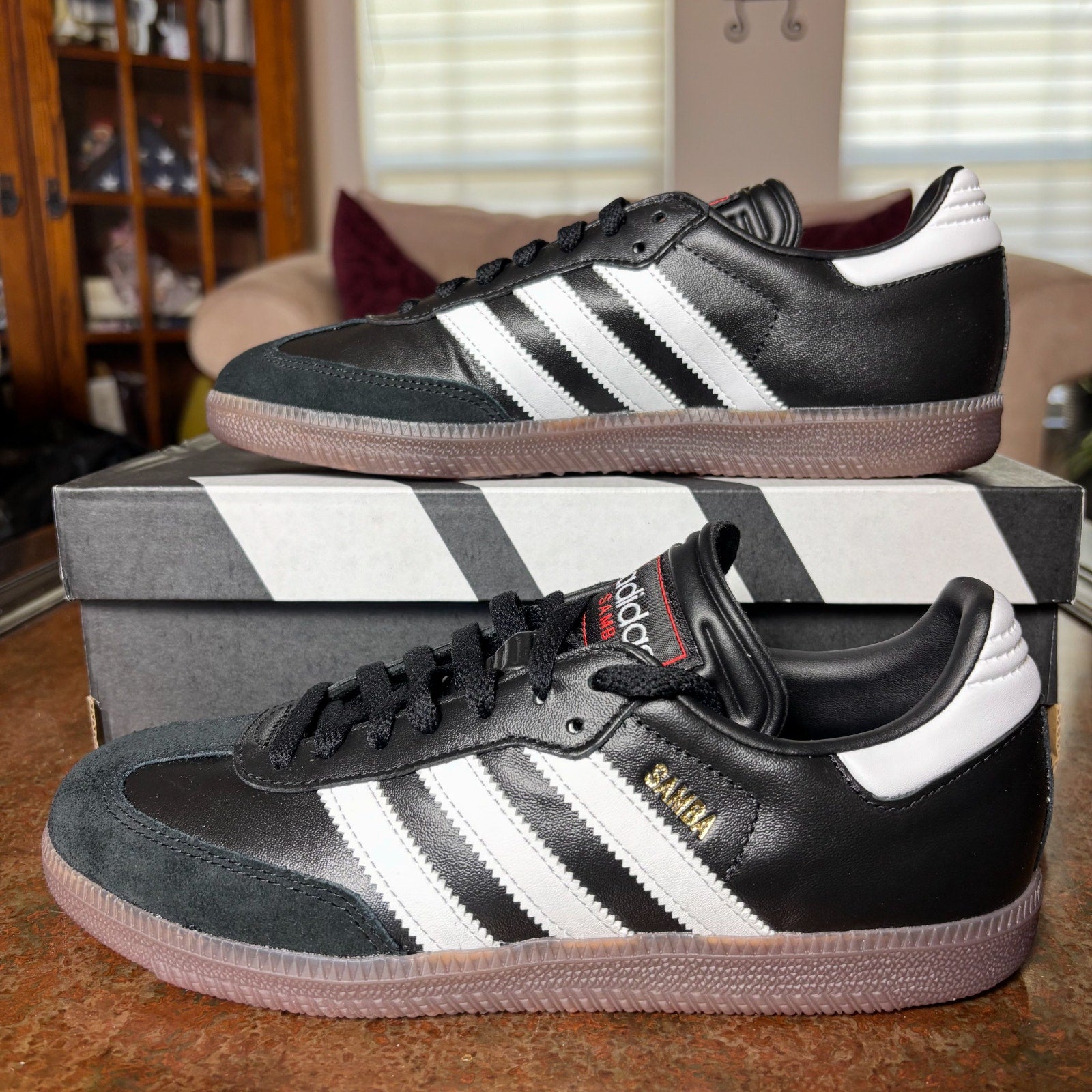 Adidas Originals Samba Black White Lifestyle Casual Shoe Sneakers Women's Sizes