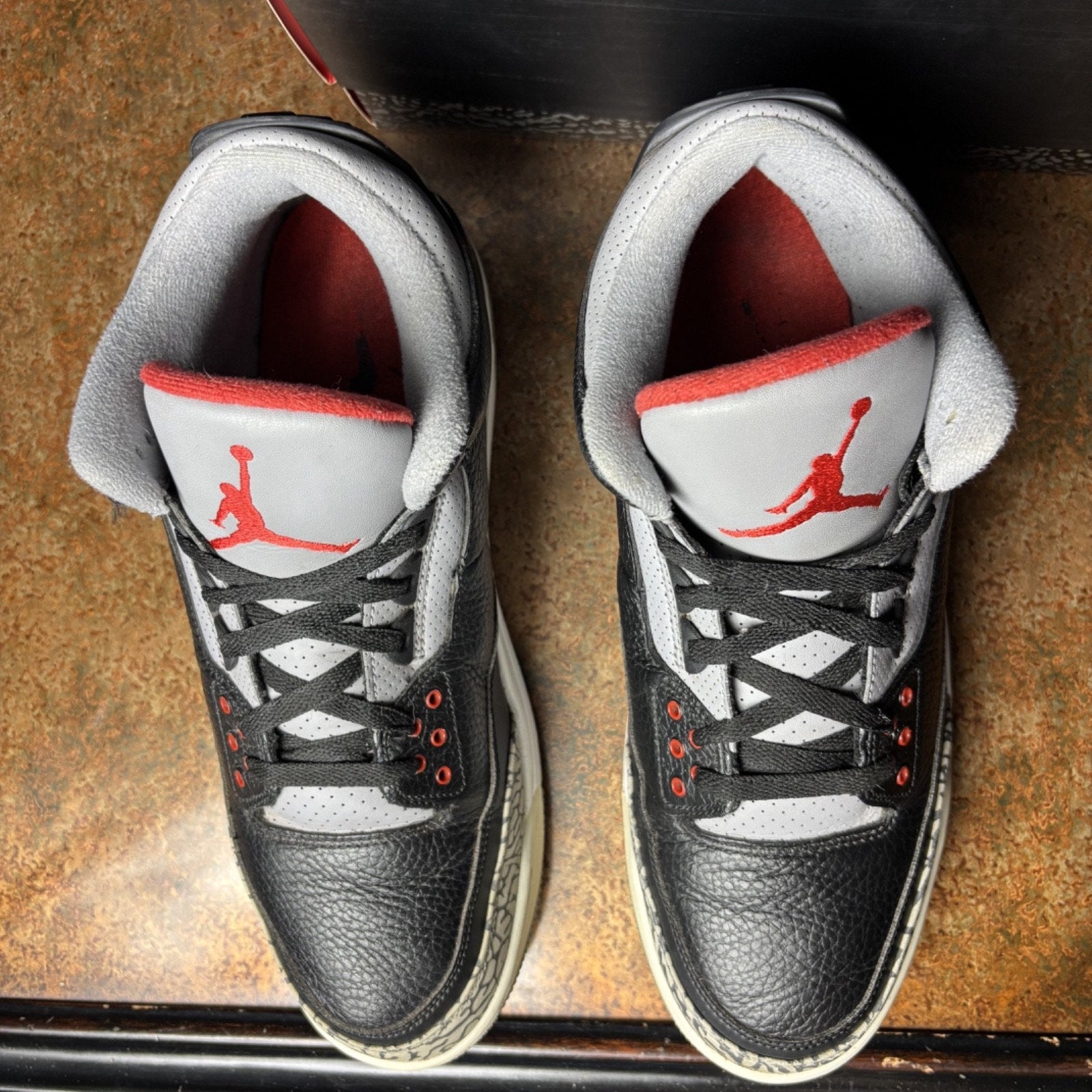Nike Air Jordan 3 Retro Black Cement 2018 Shoes Mens 13 Casual Classic Sneakers