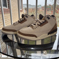 Nike Air Jordan 3 Retro Palomino Shoes Mens Size 8 Brown Casual Sneakers B Grade