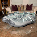 Xero Shoes TerraFlex Women's 9.5 Grey Green Barefoot Minimalist Trail Athletic