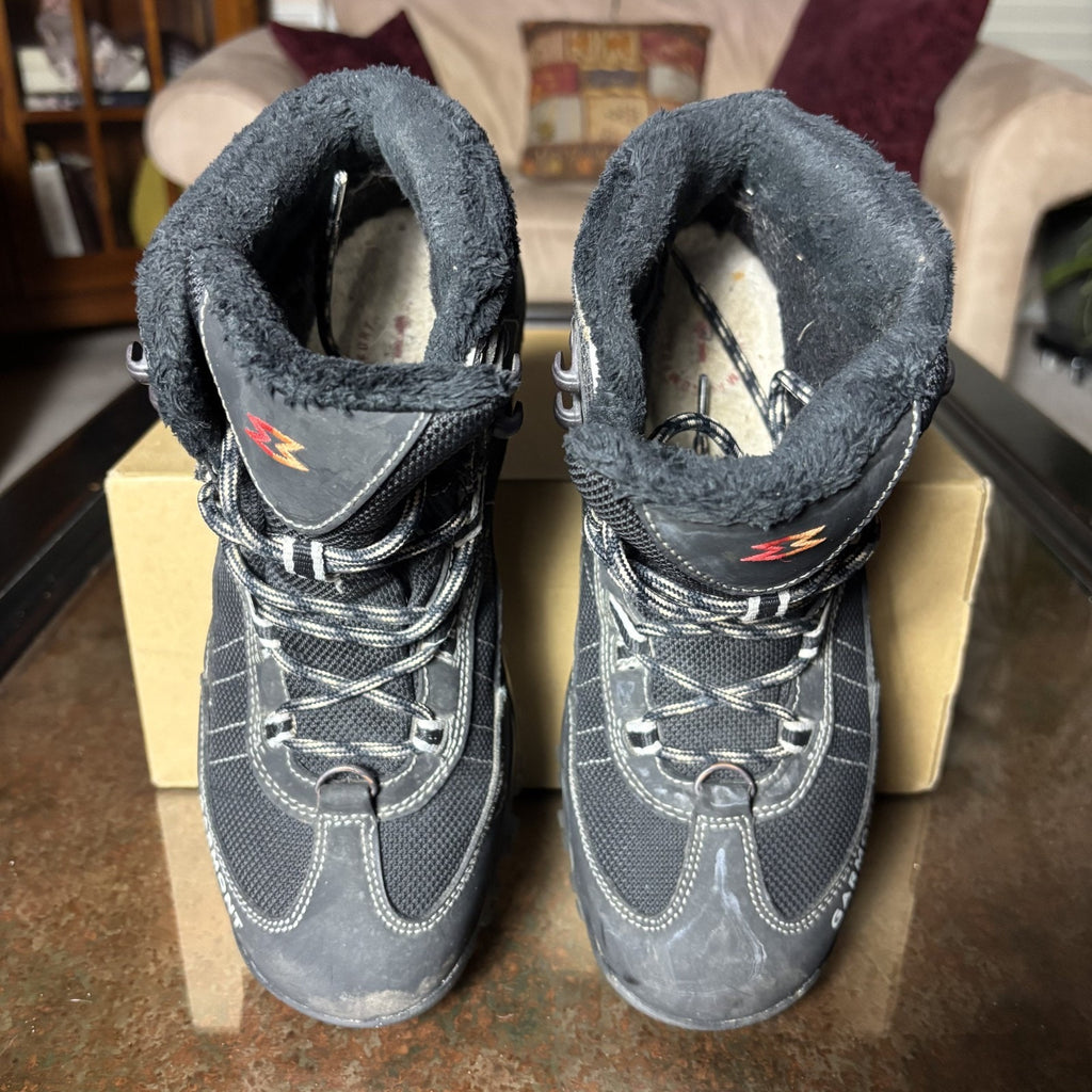Garmont Momentum Snow Mid GTX Hiking Boots Womens 8.5 Black Insulated Waterproof