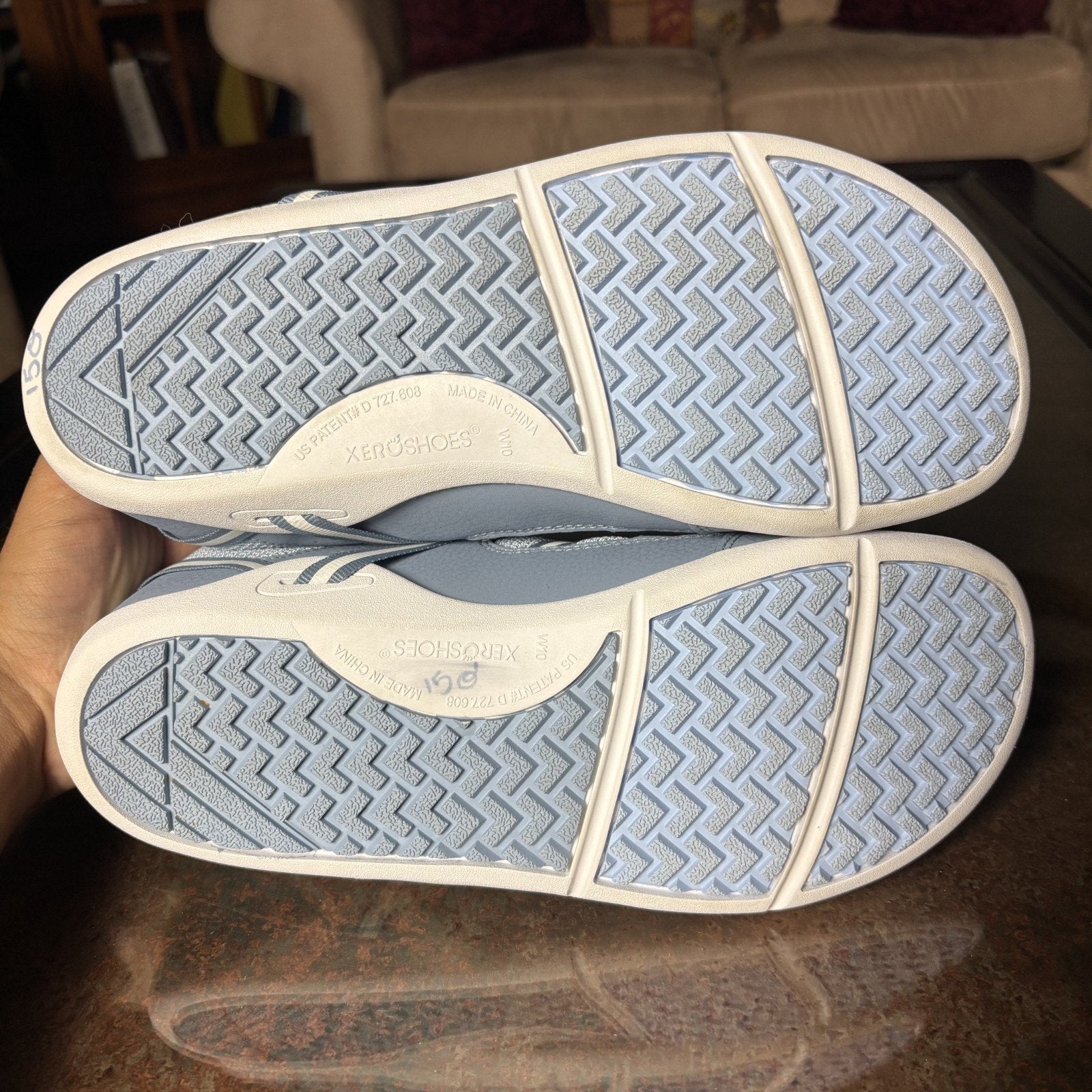 Xero Shoes Prio Women's Size 10 Blue Barefoot Minimalist Athletic Gym Sneakers