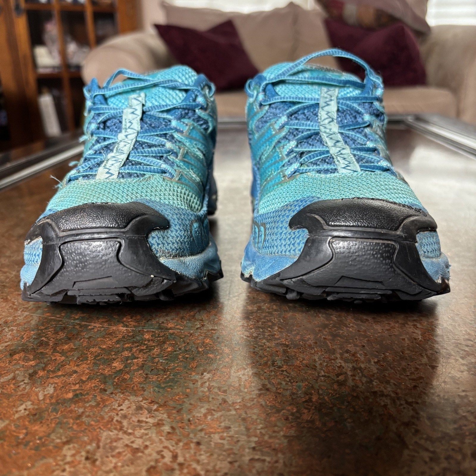 La Sportiva Ultra Raptor Shoes Women's Size 9 Blue Black Trail Outdoor Hiking