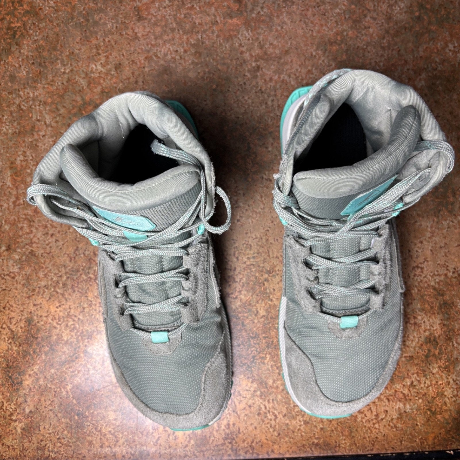 Altra Lone Peak Hiker 2 Boots Womens Size 9 Green Mesh Suede Trail Outdoor Shoes