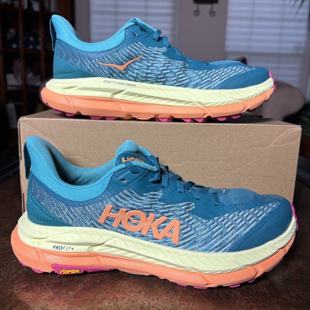 Hoka One One Mafate Speed 4 Womens Size 9 Multicolor Trail Running Athletic Shoe